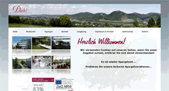 Desktop Screenshot of hotel-dahl.de