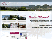 Tablet Screenshot of hotel-dahl.de